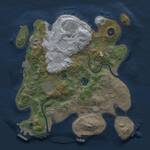 Thumbnail Rust Map: Procedural Map, Size: 3000, Seed: 4707, 11 Monuments
