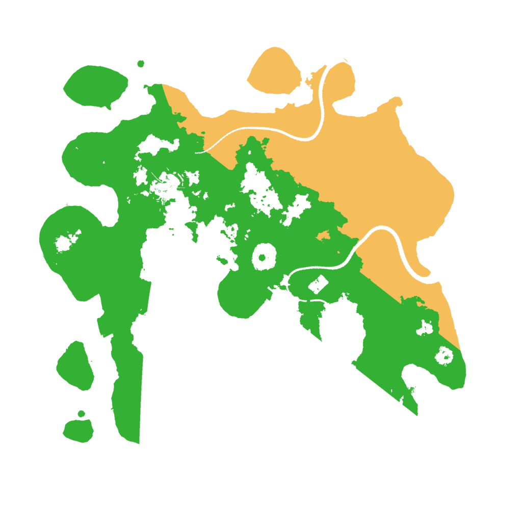 Biome Rust Map: Procedural Map, Size: 3000, Seed: 26682