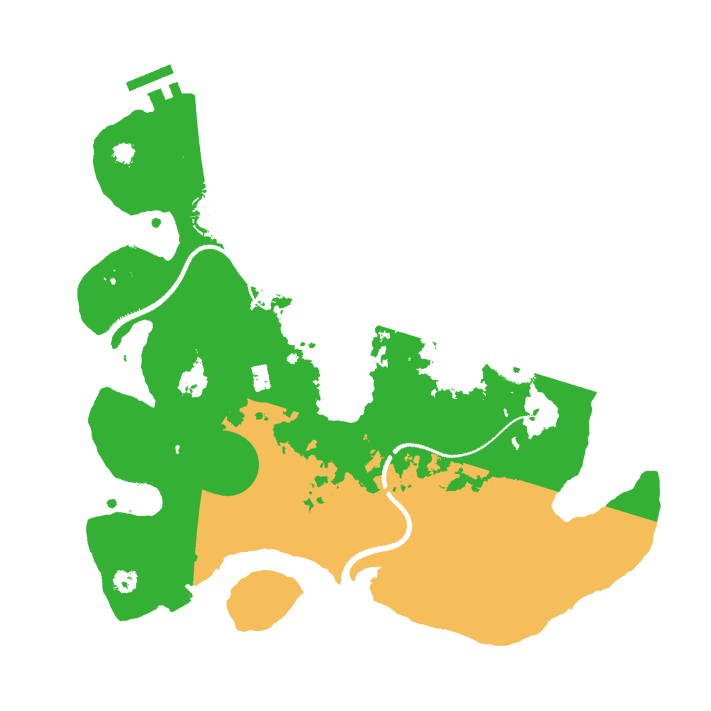 Biome Rust Map: Procedural Map, Size: 2996, Seed: 13825