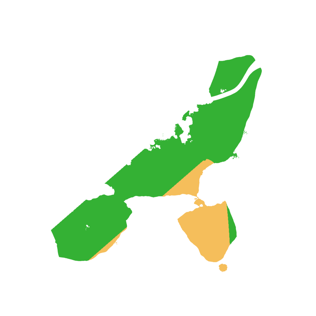 Biome Rust Map: Procedural Map, Size: 1550, Seed: 13321213