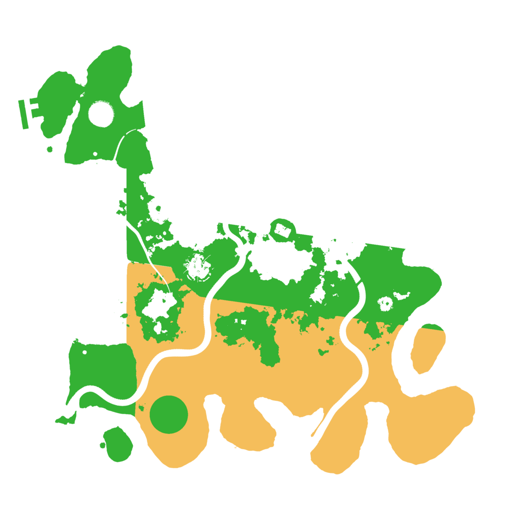 Biome Rust Map: Procedural Map, Size: 3500, Seed: 1612998644