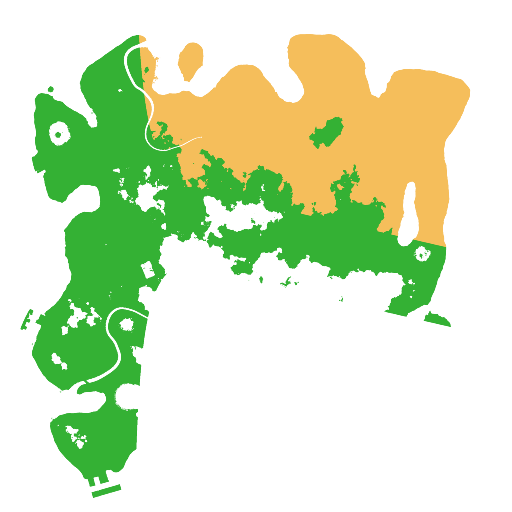 Biome Rust Map: Procedural Map, Size: 3500, Seed: 1224089030