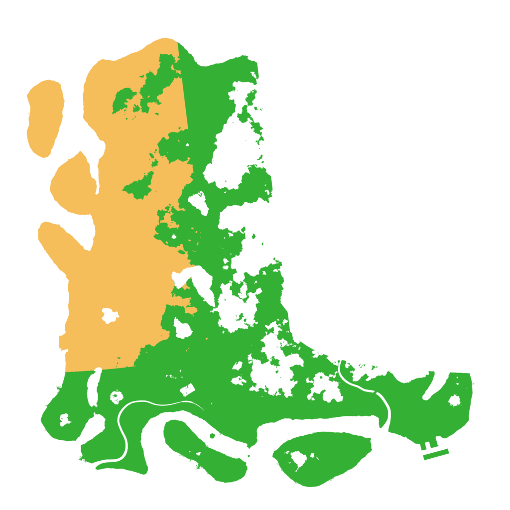 Biome Rust Map: Procedural Map, Size: 4000, Seed: 259565226