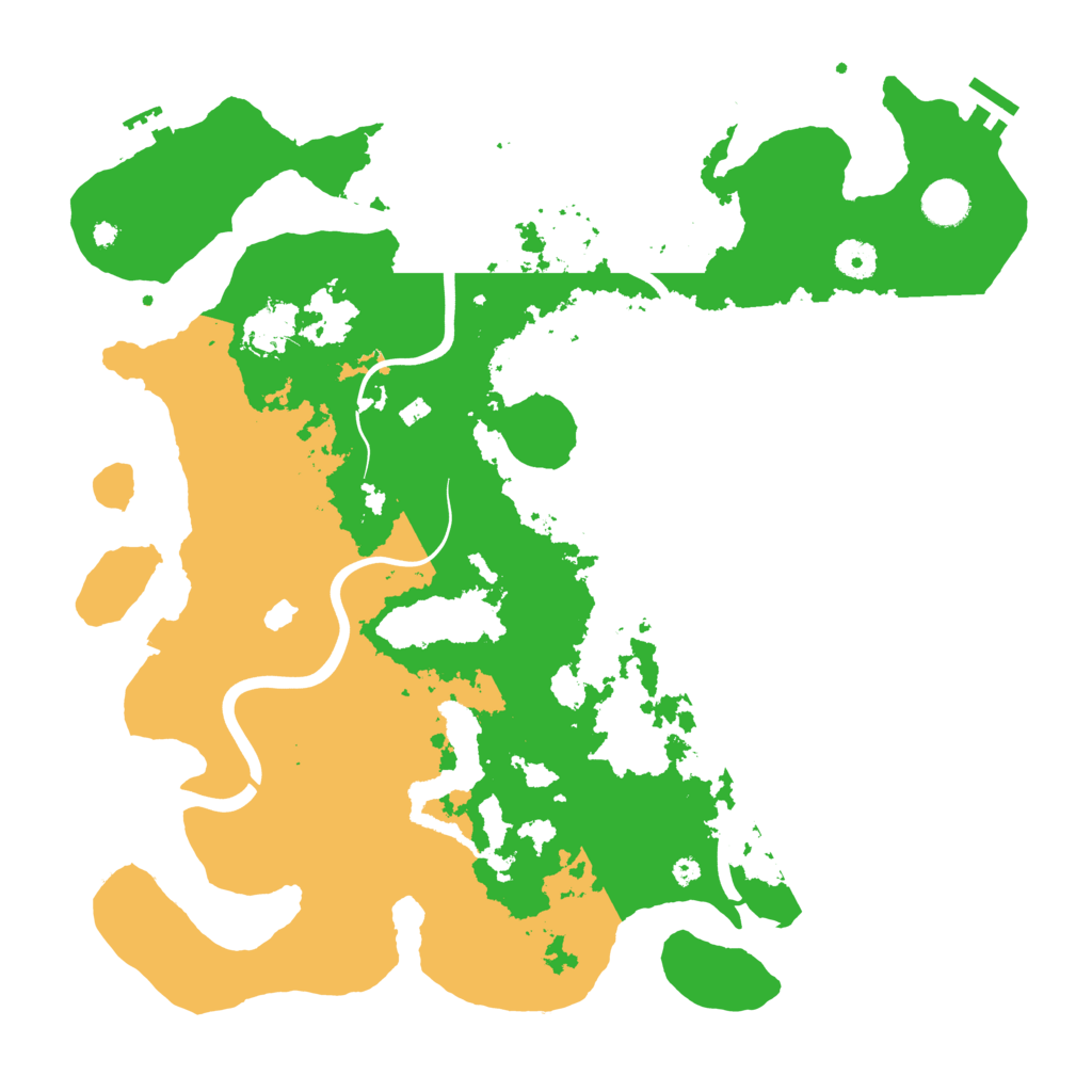 Biome Rust Map: Procedural Map, Size: 4050, Seed: 1212991432