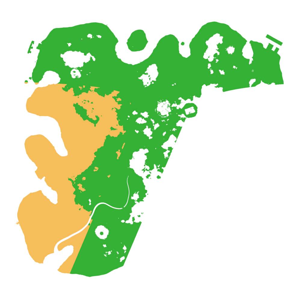 Biome Rust Map: Procedural Map, Size: 3500, Seed: 1464519047