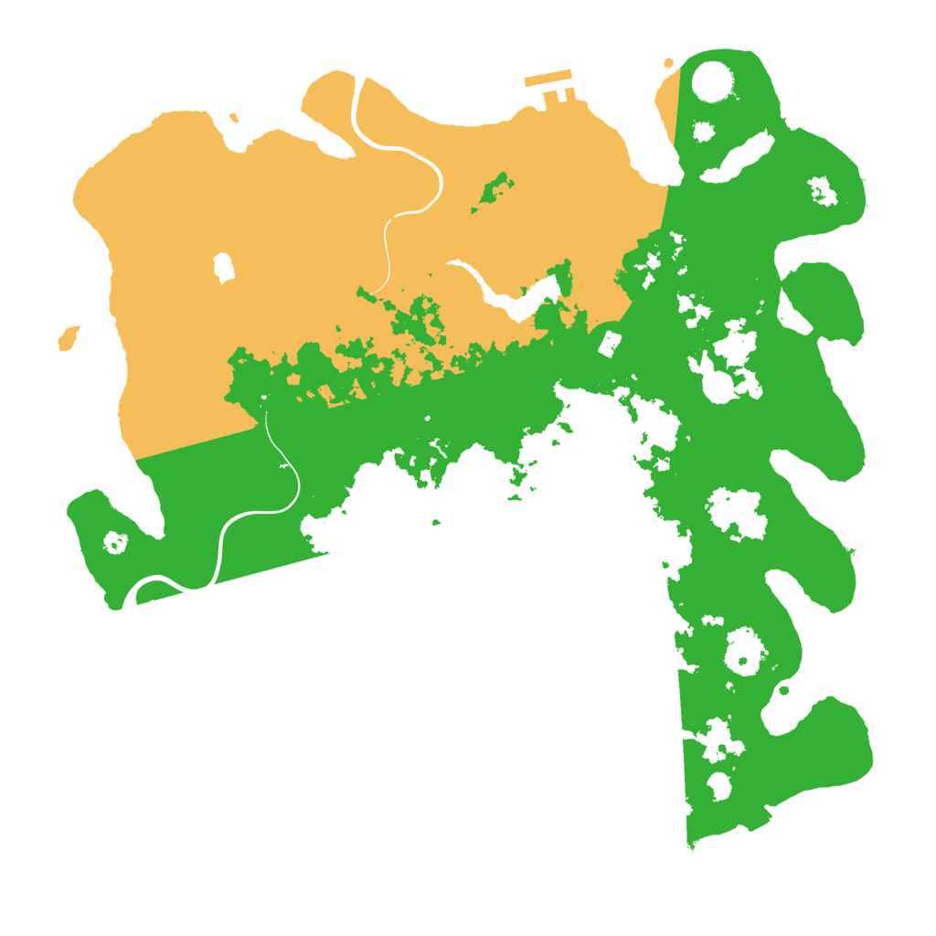 Biome Rust Map: Procedural Map, Size: 4000, Seed: 1235509502