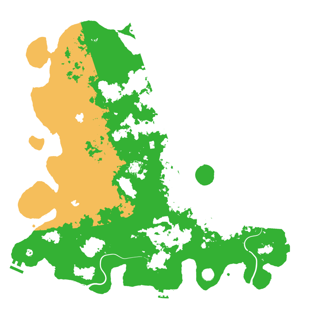 Biome Rust Map: Procedural Map, Size: 4500, Seed: 558810699