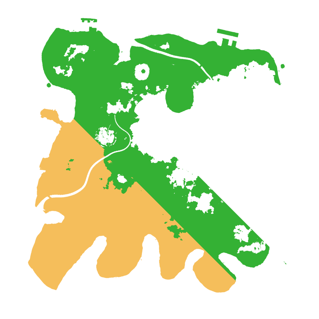 Biome Rust Map: Procedural Map, Size: 3000, Seed: 511839600