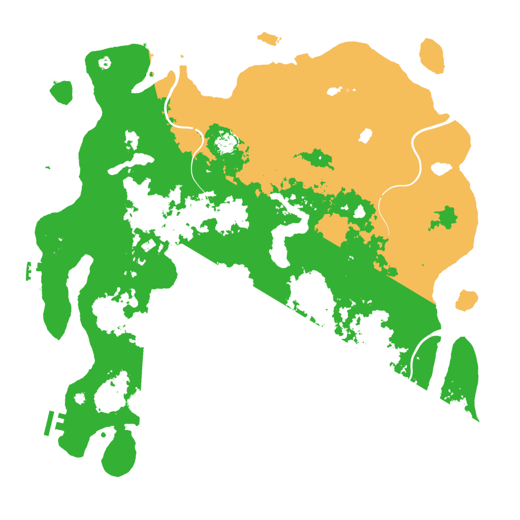 Biome Rust Map: Procedural Map, Size: 4200, Seed: 663436