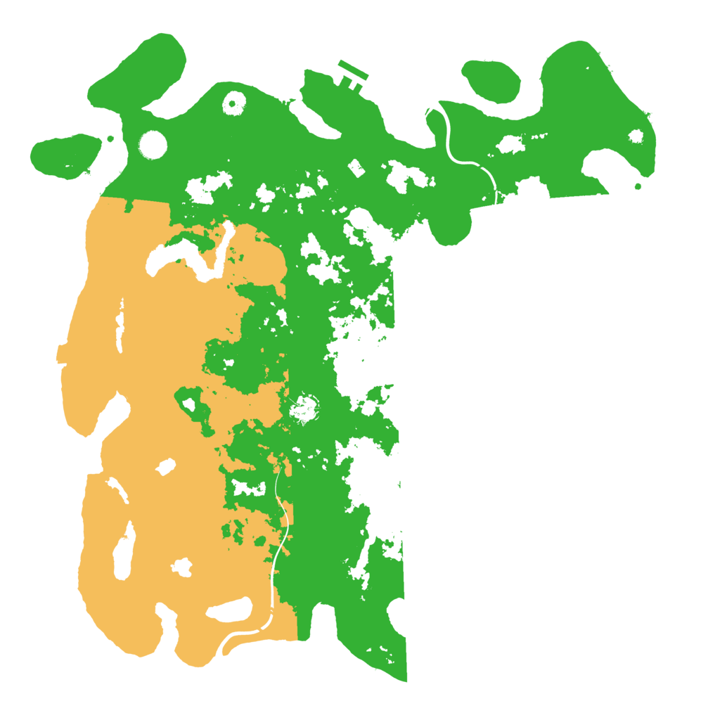 Biome Rust Map: Procedural Map, Size: 4500, Seed: 1662133669
