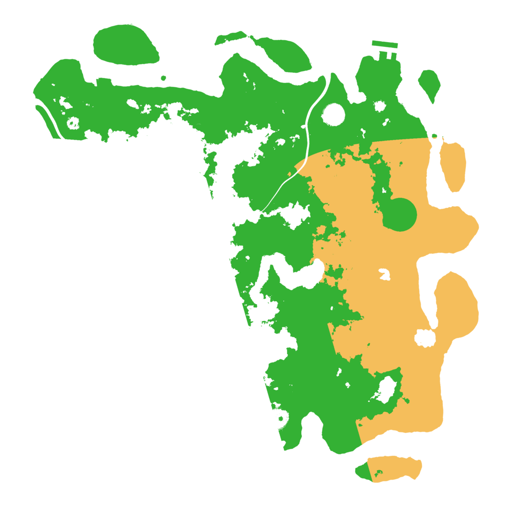 Biome Rust Map: Procedural Map, Size: 4000, Seed: 1985167984