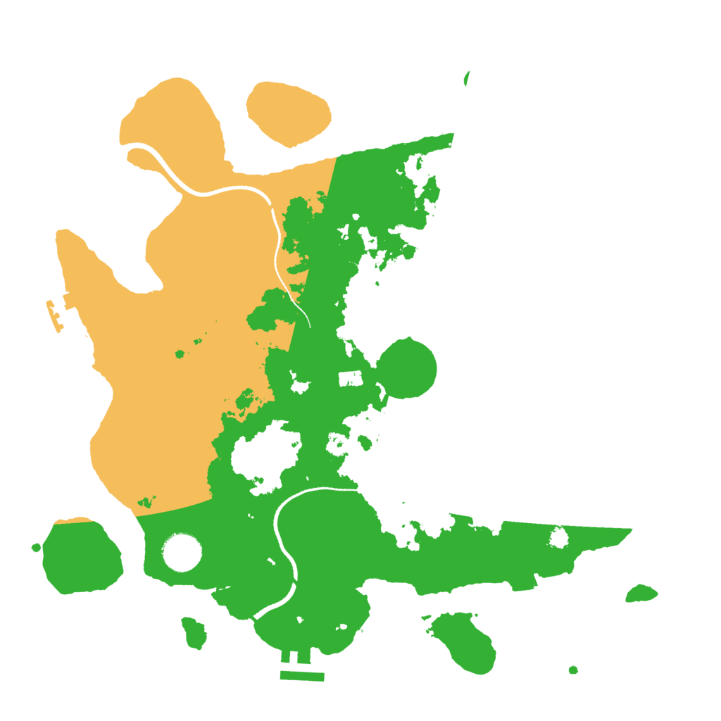 Biome Rust Map: Procedural Map, Size: 3300, Seed: 1680194690