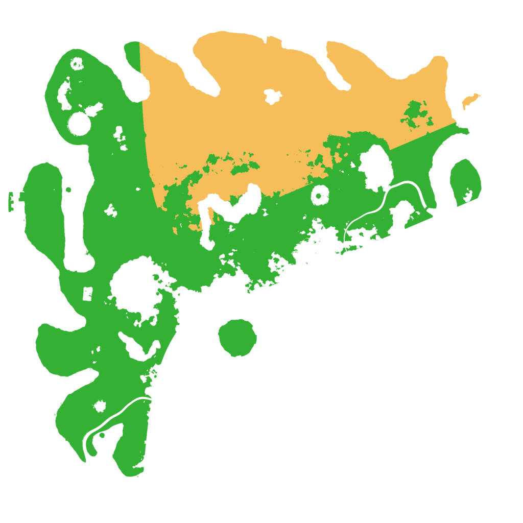 Biome Rust Map: Procedural Map, Size: 4000, Seed: 7331