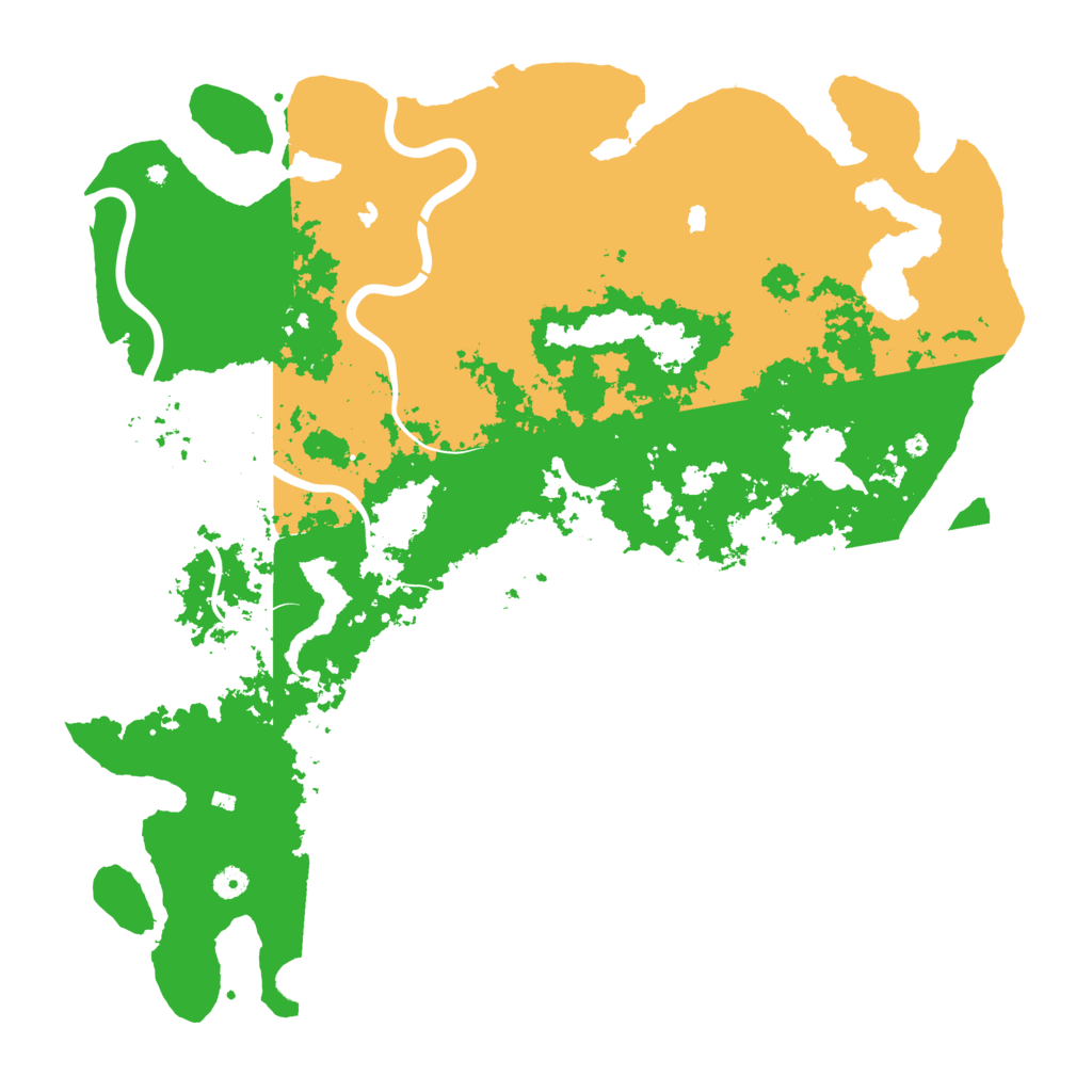 Biome Rust Map: Procedural Map, Size: 5000, Seed: 1919852550