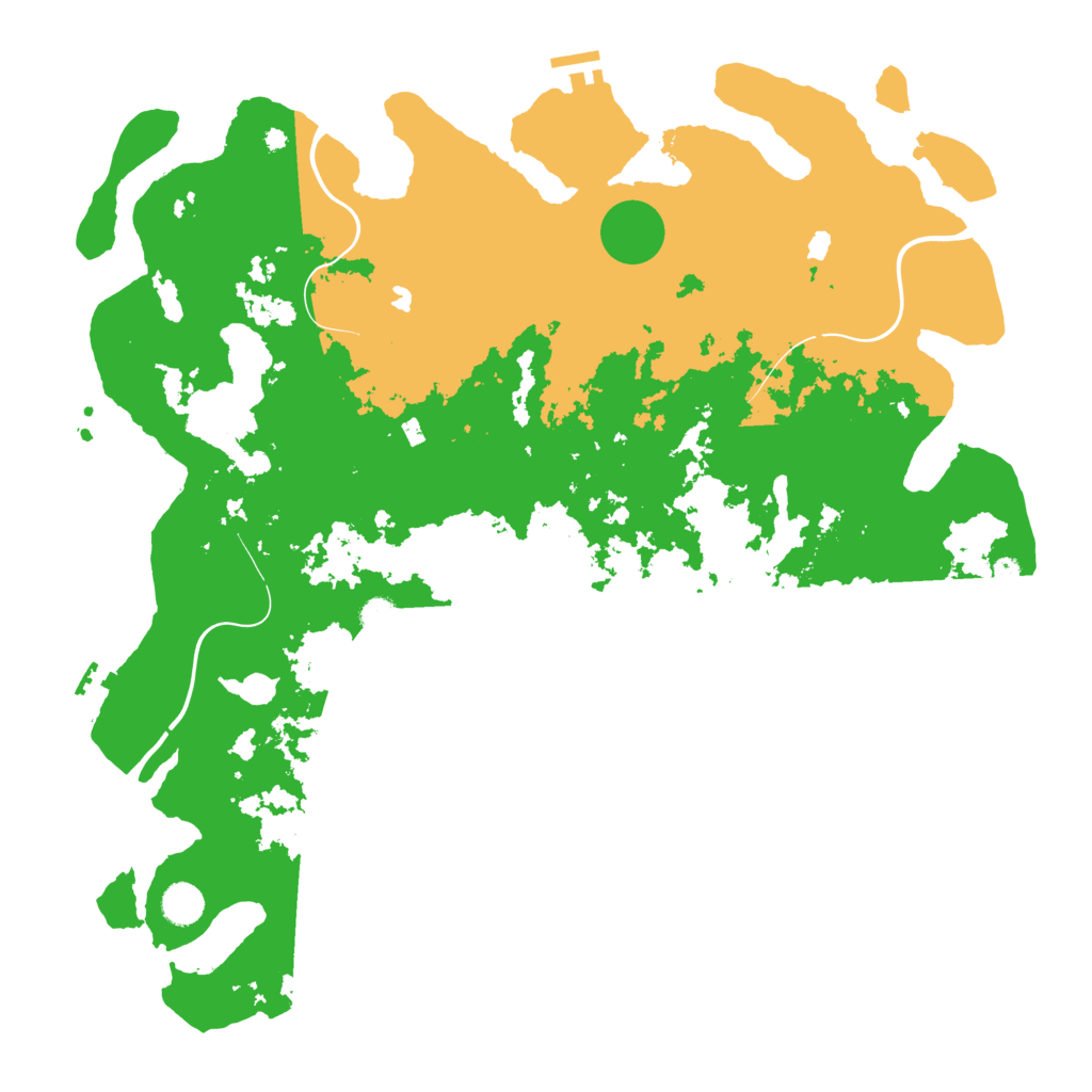Biome Rust Map: Procedural Map, Size: 4500, Seed: 186282