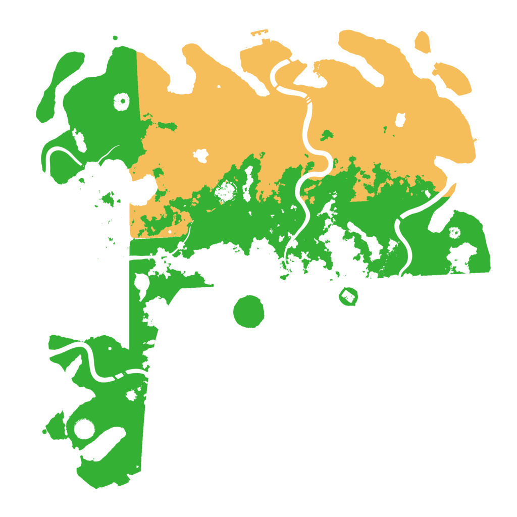 Biome Rust Map: Procedural Map, Size: 4500, Seed: 186282