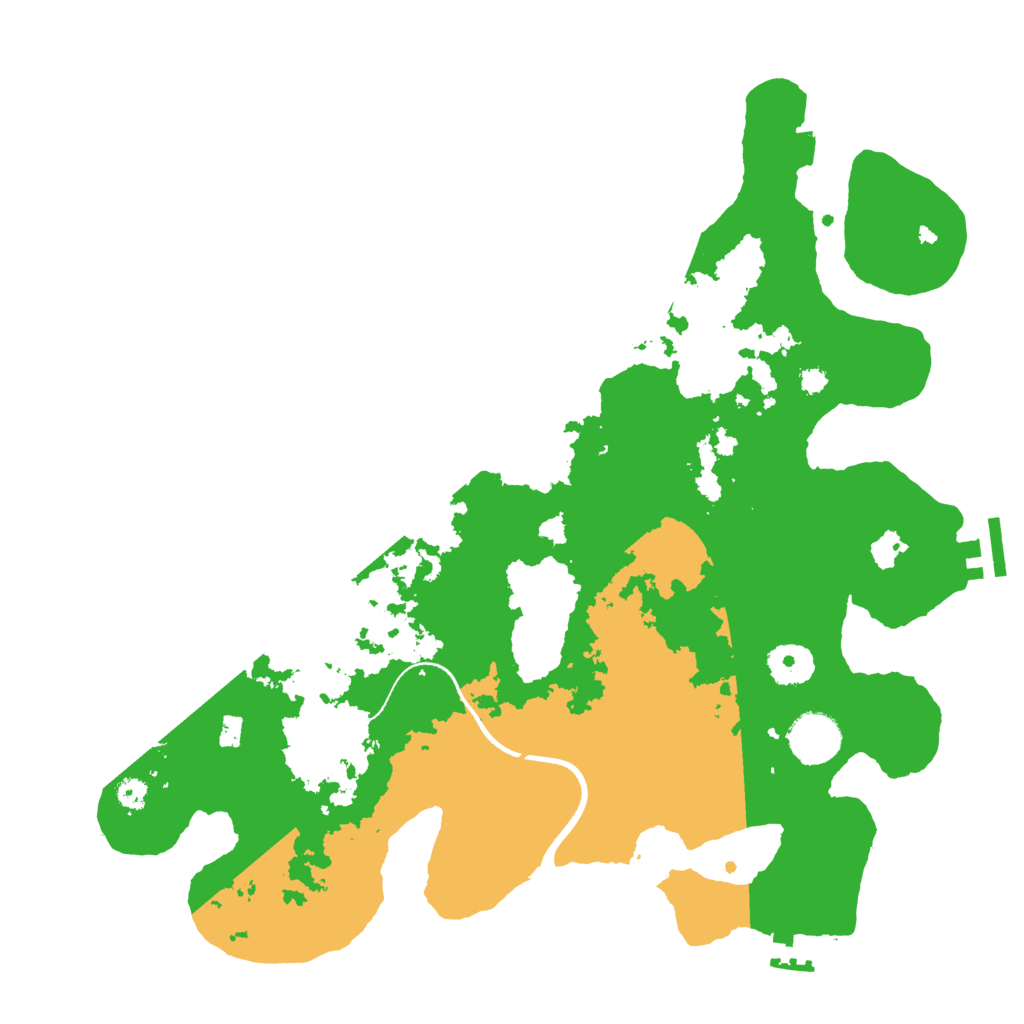 Biome Rust Map: Procedural Map, Size: 3500, Seed: 874706481