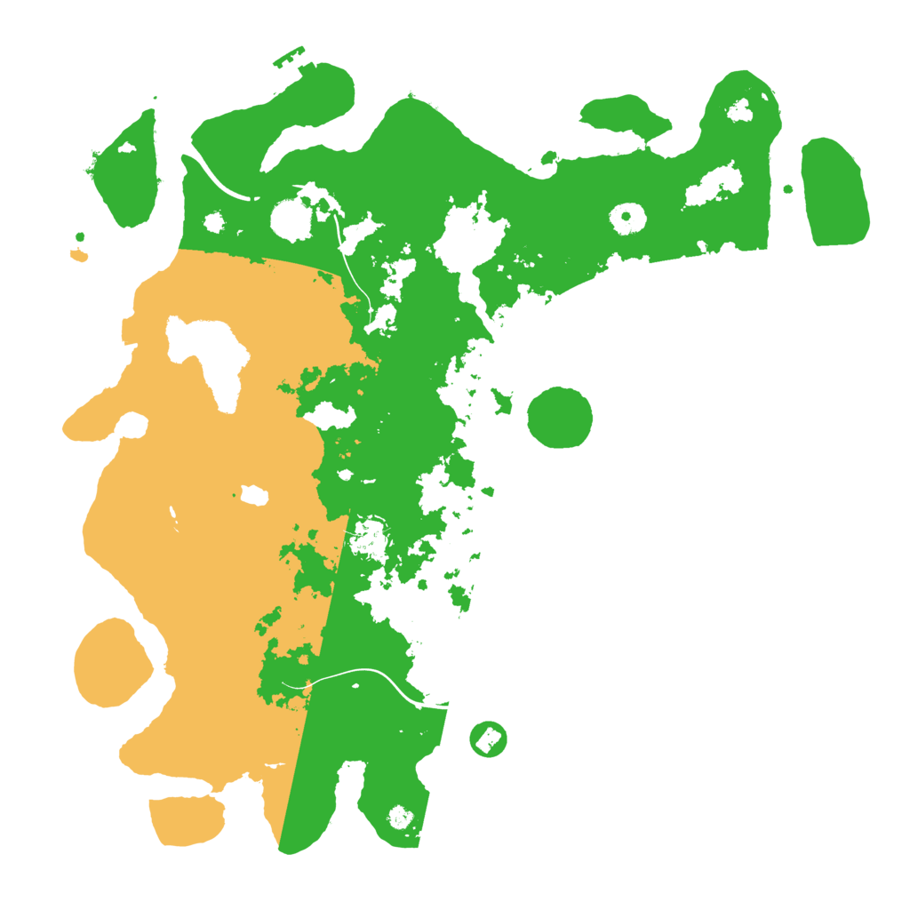 Biome Rust Map: Procedural Map, Size: 4000, Seed: 12589152