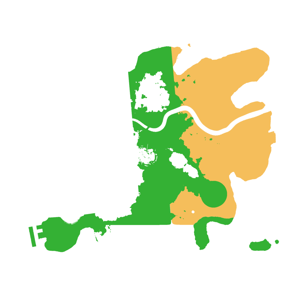 Biome Rust Map: Procedural Map, Size: 3000, Seed: 2105726364