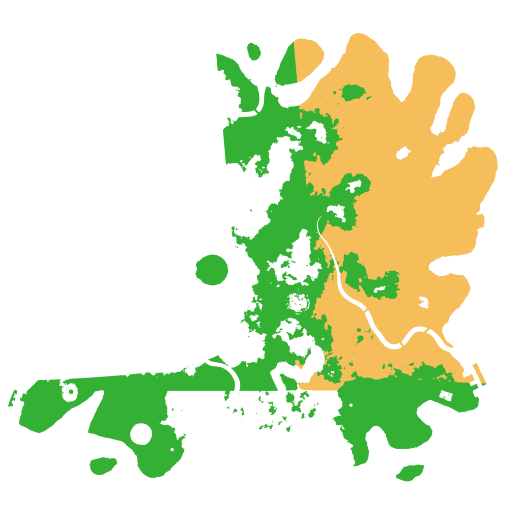 Biome Rust Map: Procedural Map, Size: 4500, Seed: 23819341