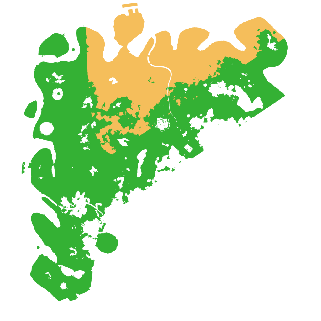 Biome Rust Map: Procedural Map, Size: 4250, Seed: 3687