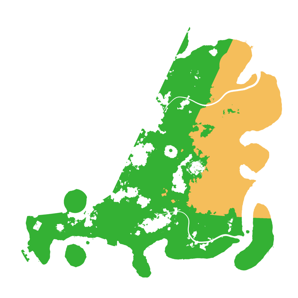 Biome Rust Map: Procedural Map, Size: 3500, Seed: 127582947