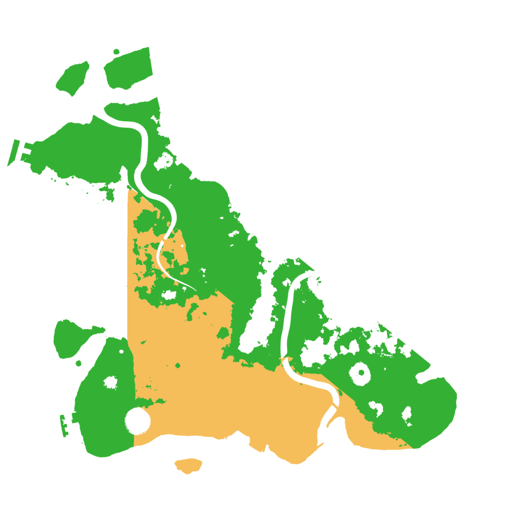 Biome Rust Map: Procedural Map, Size: 3500, Seed: 415699803