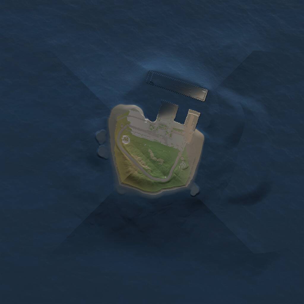 Rust Map: Procedural Map, Size: 1000, Seed: 270784335, 2 Monuments