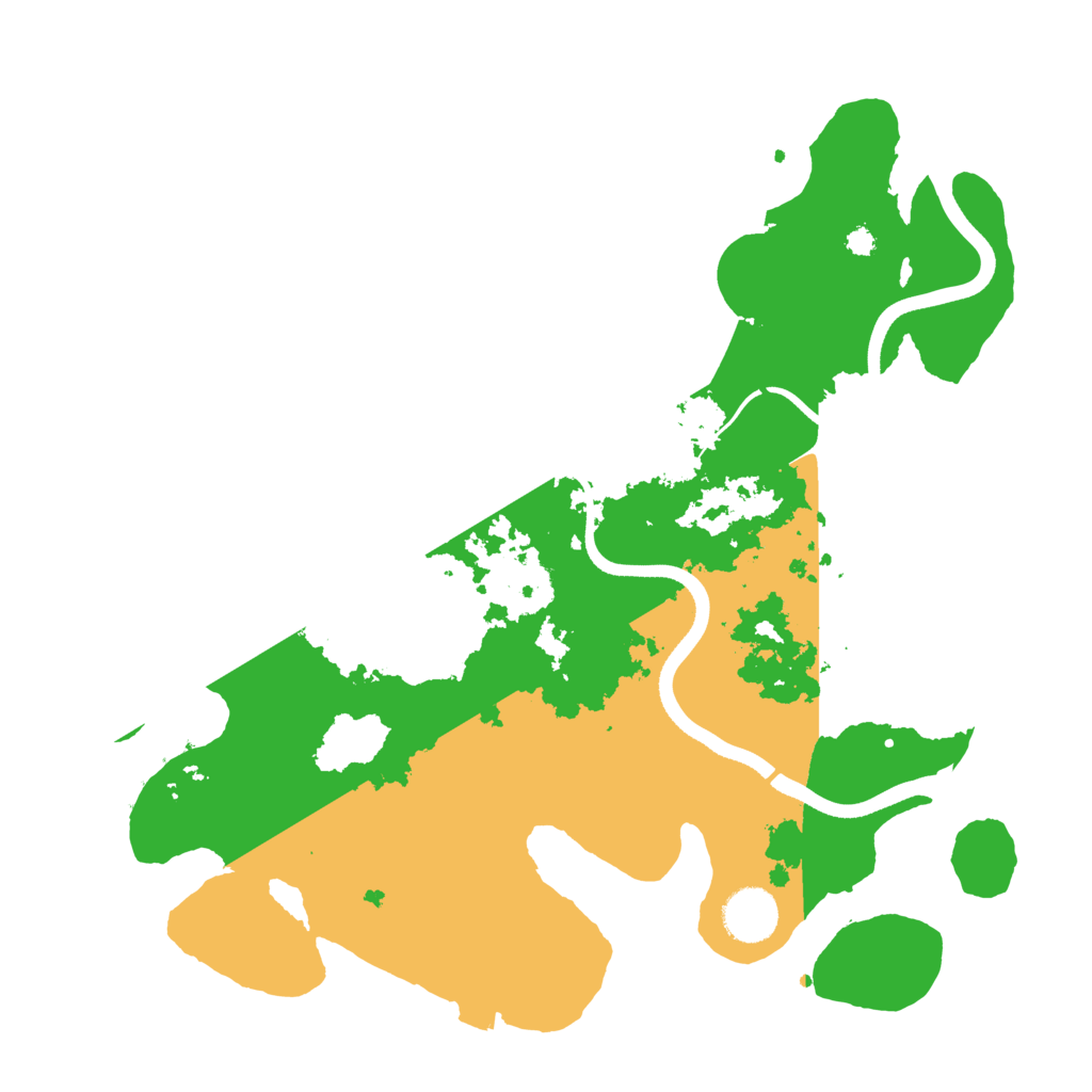 Biome Rust Map: Procedural Map, Size: 3500, Seed: 1752521421