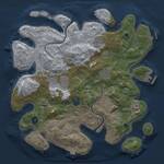 Thumbnail Rust Map: Procedural Map, Size: 3500, Seed: 1752521421, 12 Monuments