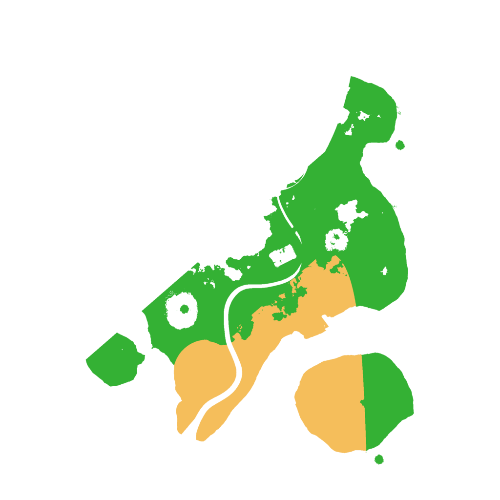 Biome Rust Map: Procedural Map, Size: 2200, Seed: 350