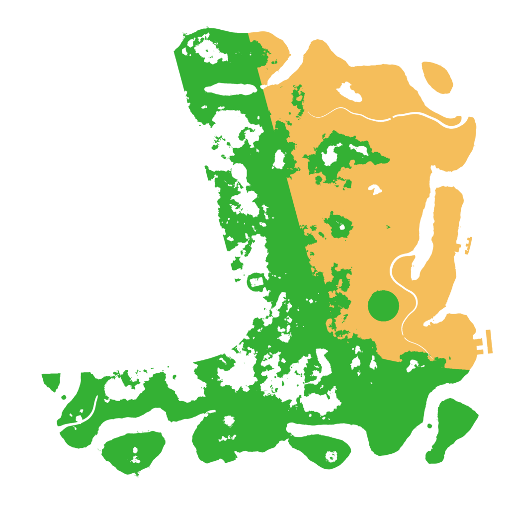 Biome Rust Map: Procedural Map, Size: 4333, Seed: 24042025