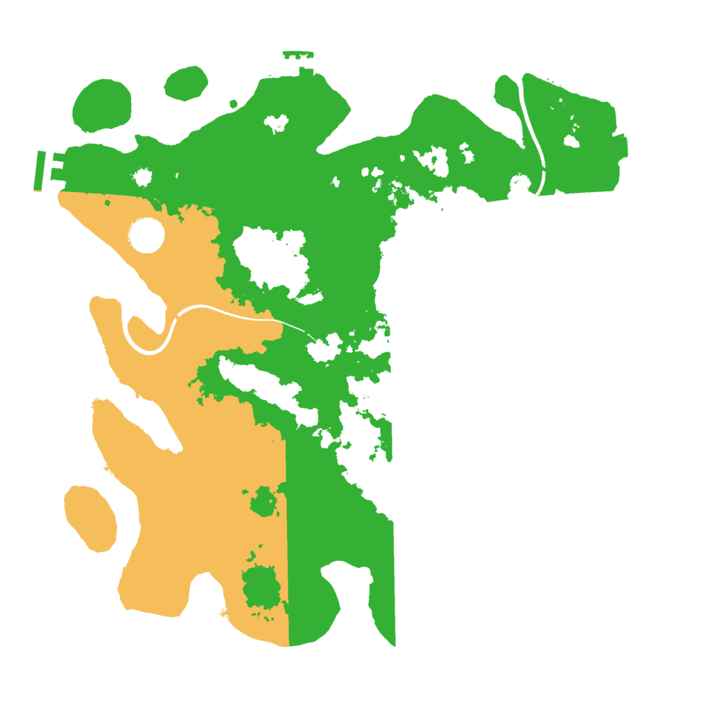 Biome Rust Map: Procedural Map, Size: 3500, Seed: 1397620548