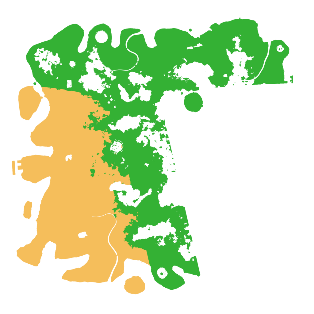 Biome Rust Map: Procedural Map, Size: 4500, Seed: 637064906