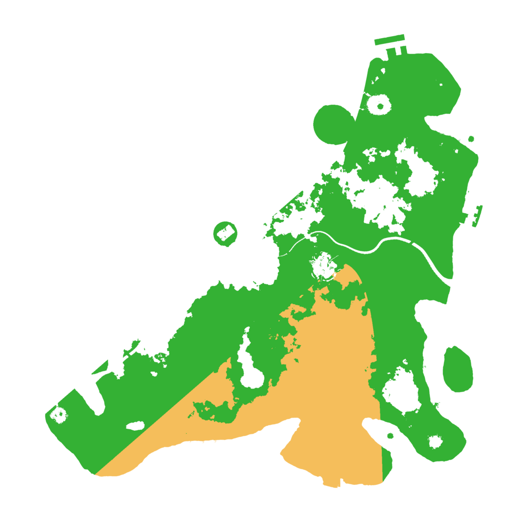 Biome Rust Map: Procedural Map, Size: 3500, Seed: 730969249