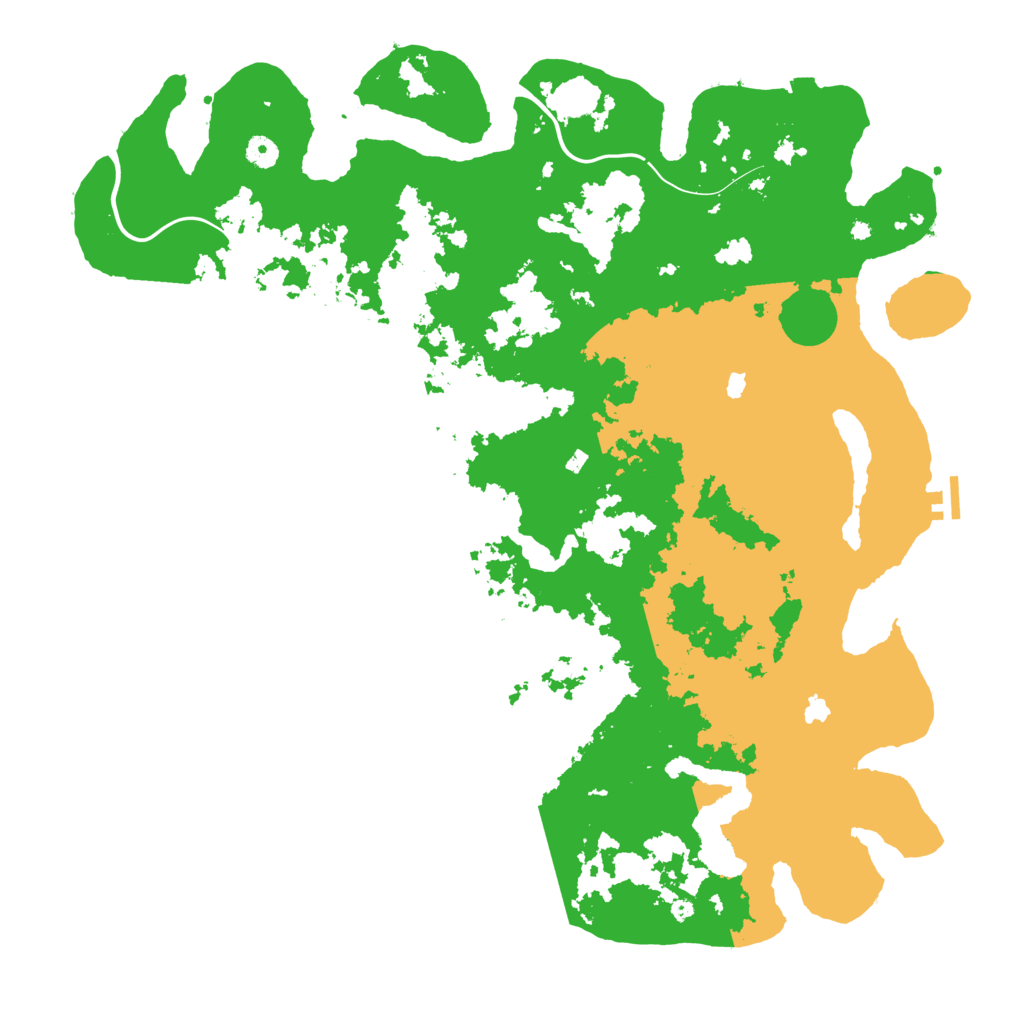 Biome Rust Map: Procedural Map, Size: 4800, Seed: 883158038