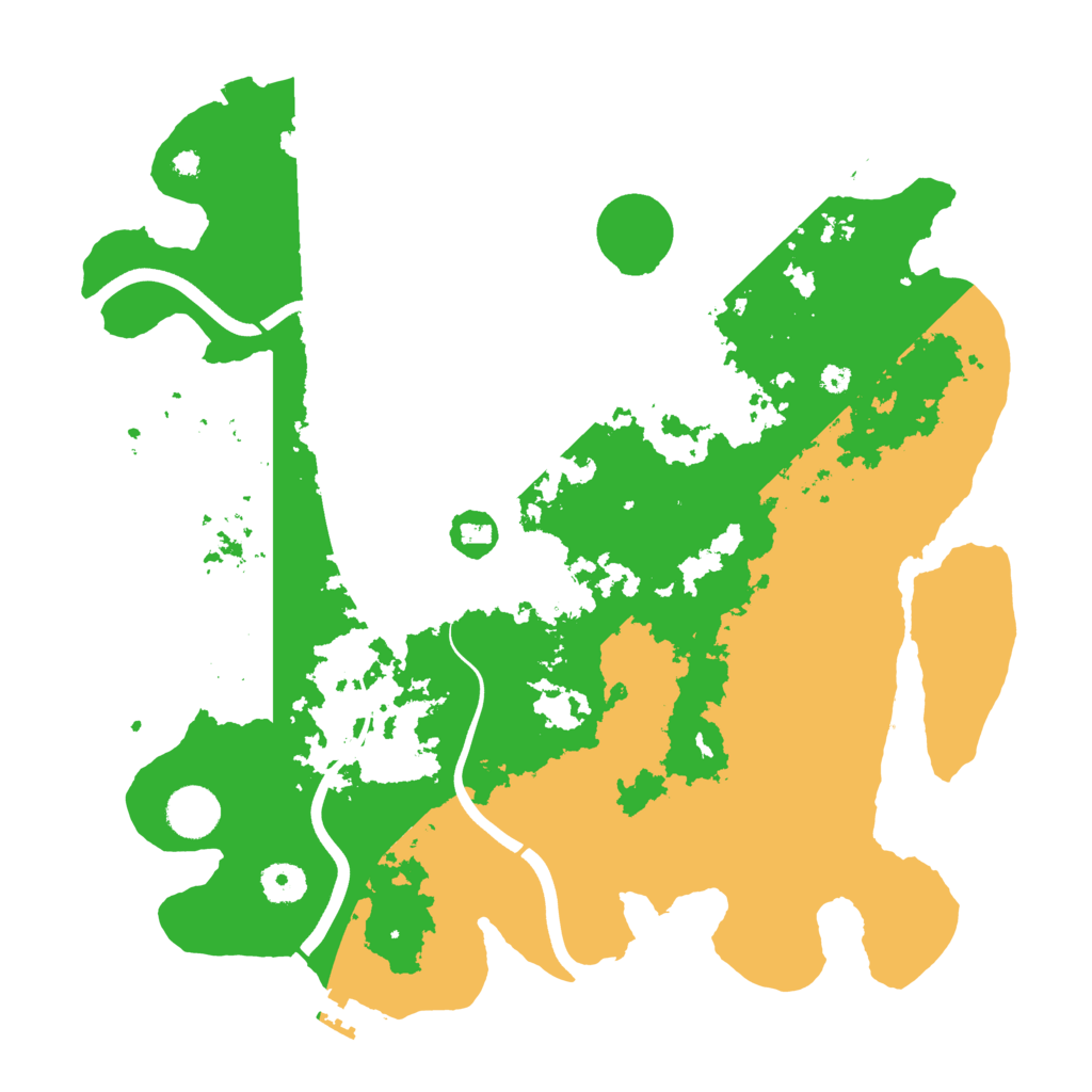 Biome Rust Map: Procedural Map, Size: 3800, Seed: 17080143