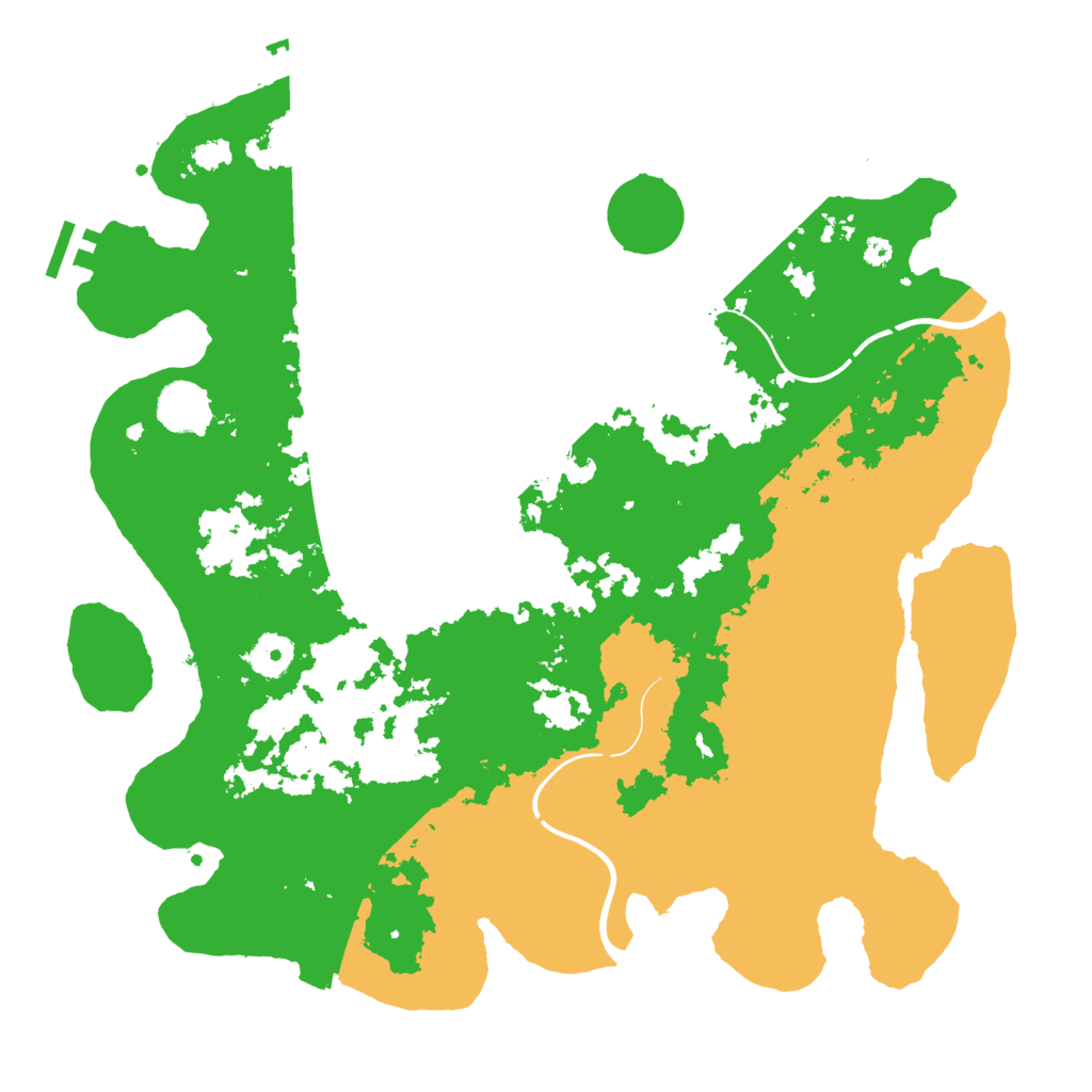 Biome Rust Map: Procedural Map, Size: 3800, Seed: 17080143