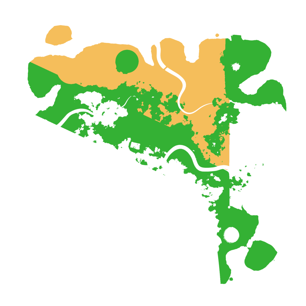 Biome Rust Map: Procedural Map, Size: 3500, Seed: 1397354292