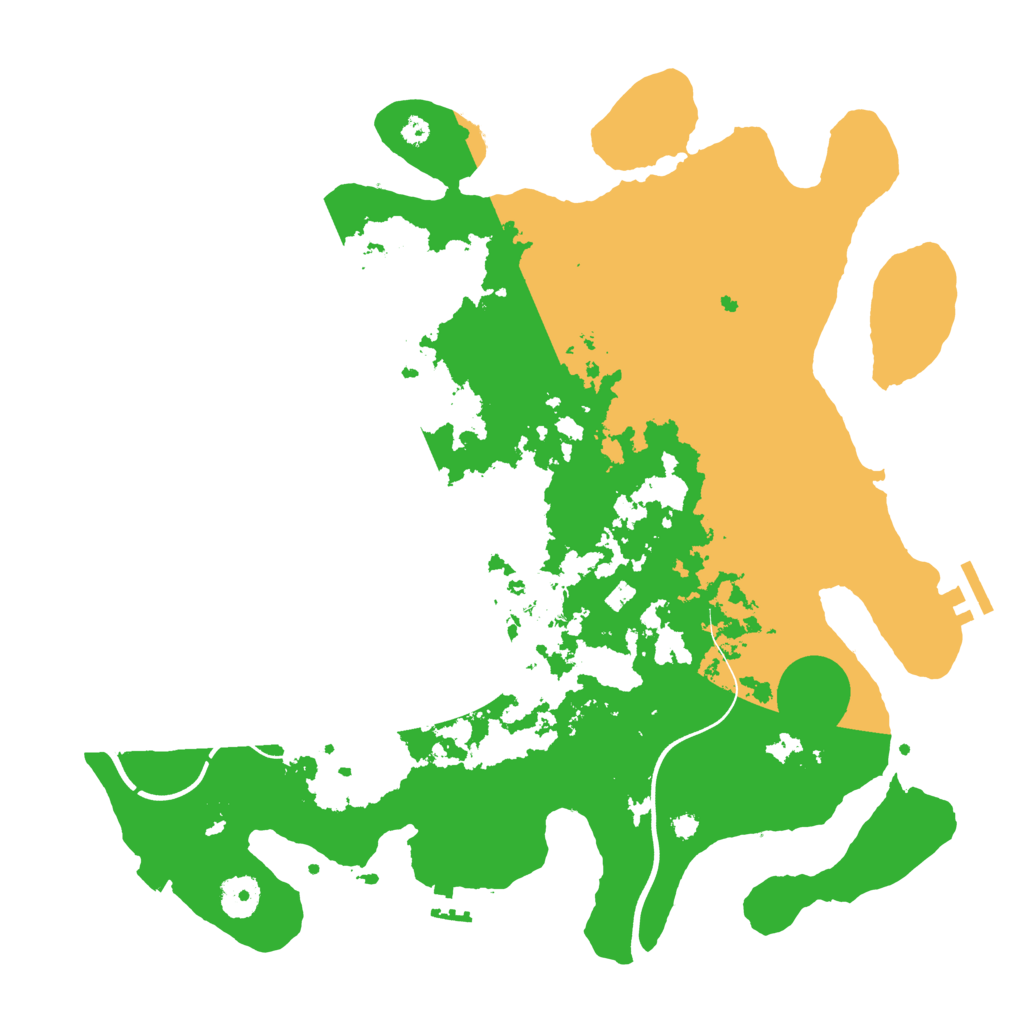 Biome Rust Map: Procedural Map, Size: 3750, Seed: 868885065
