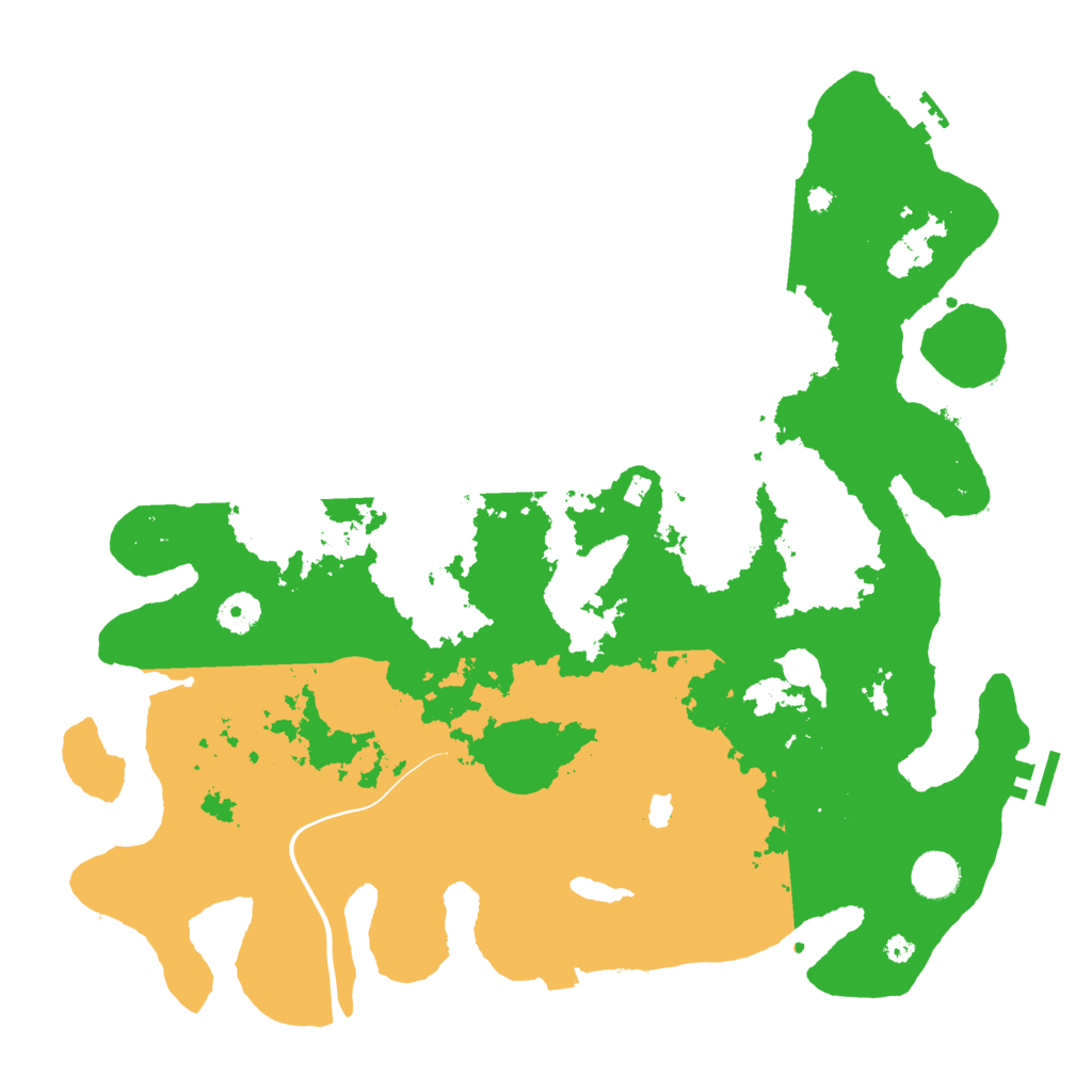 Biome Rust Map: Procedural Map, Size: 4000, Seed: 1929514476