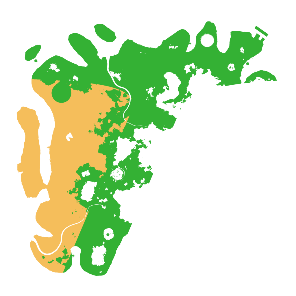 Biome Rust Map: Procedural Map, Size: 4000, Seed: 515260613