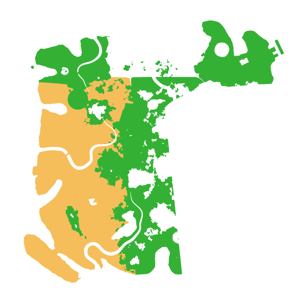 Biome Rust Map: Procedural Map, Size: 4000, Seed: 1401866795