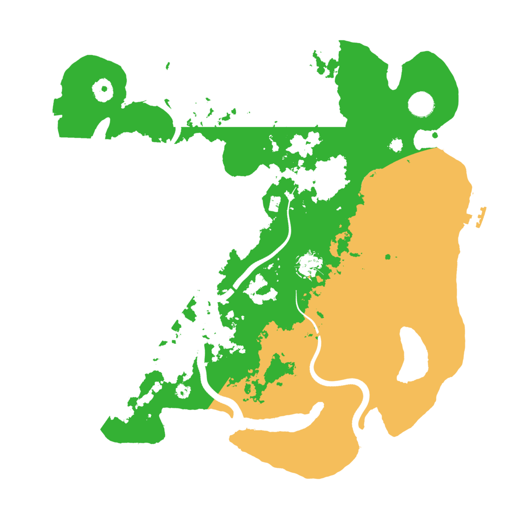 Biome Rust Map: Procedural Map, Size: 3500, Seed: 1369393778