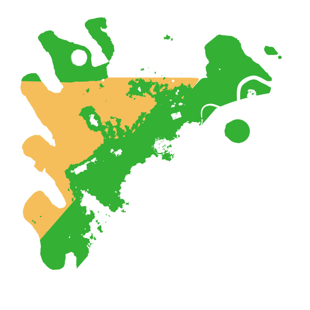 Biome Rust Map: Procedural Map, Size: 3500, Seed: 178459233