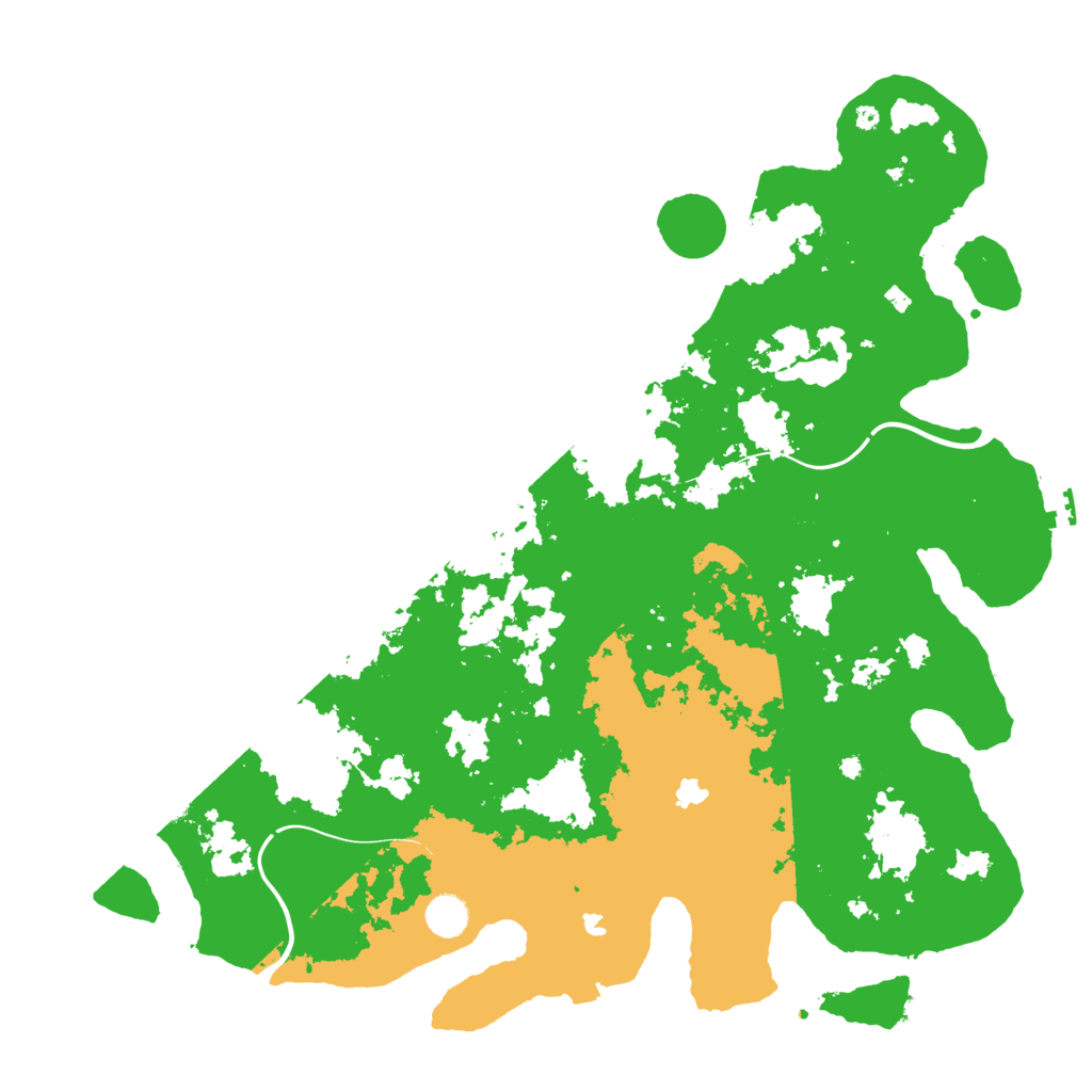 Biome Rust Map: Procedural Map, Size: 4500, Seed: 104858989