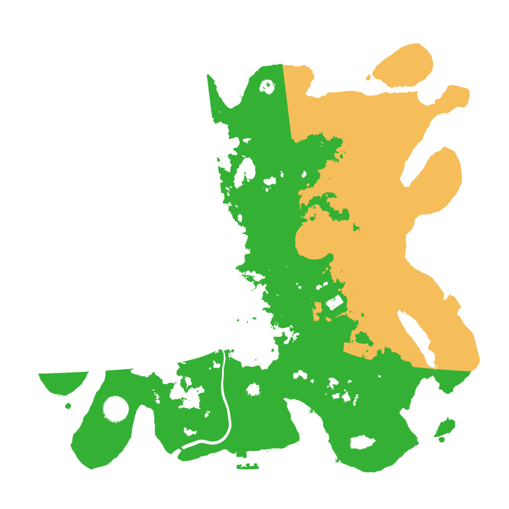 Biome Rust Map: Procedural Map, Size: 3500, Seed: 474504780