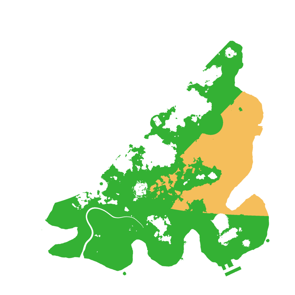 Biome Rust Map: Procedural Map, Size: 3500, Seed: 1368383909