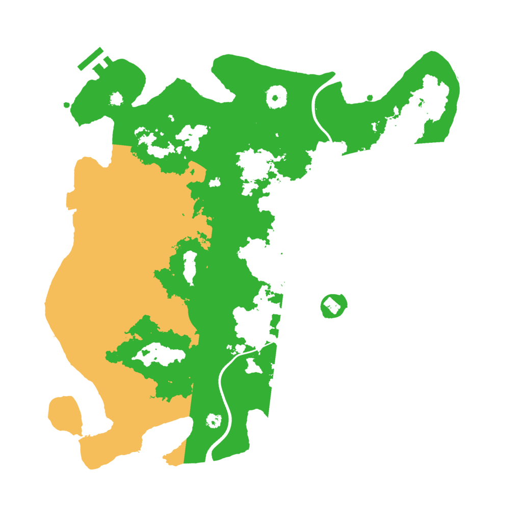 Biome Rust Map: Procedural Map, Size: 3500, Seed: 896957539