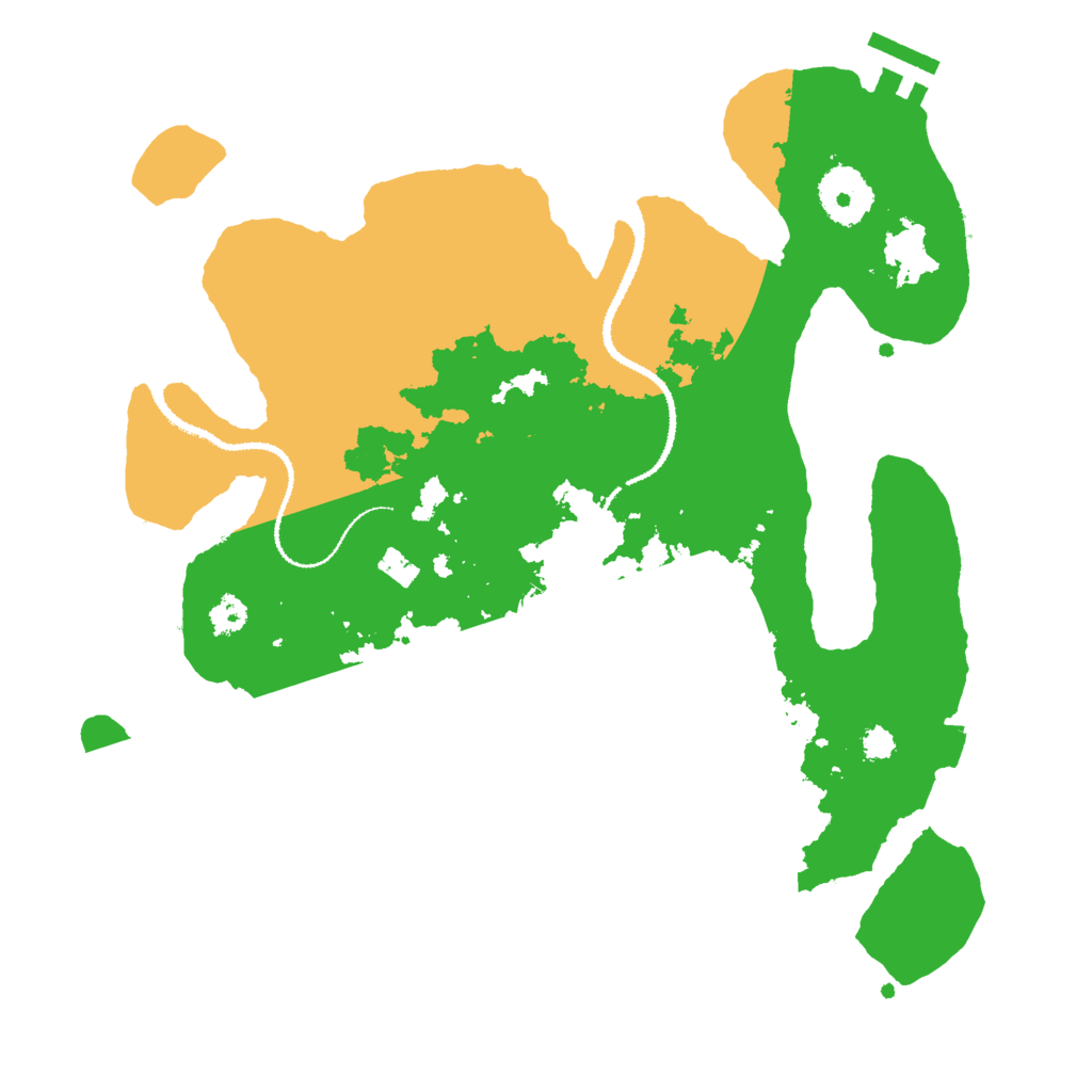 Biome Rust Map: Procedural Map, Size: 3000, Seed: 6155